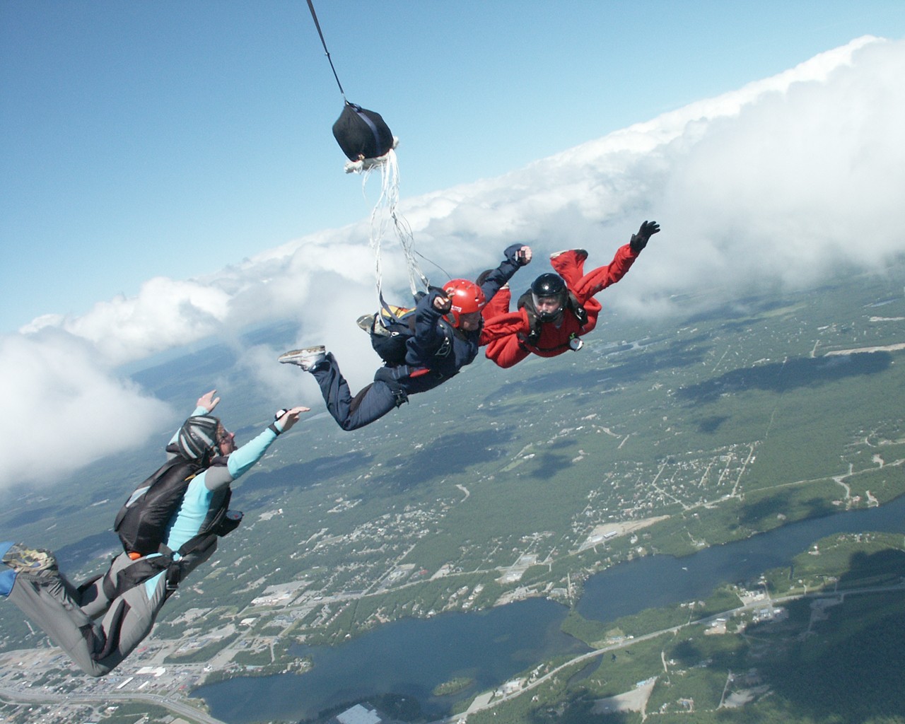 ASP student training at Alaska Skydive Center