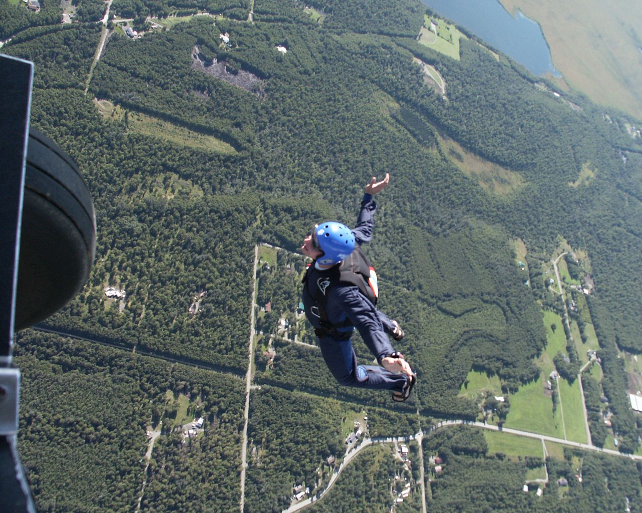 ASP coaching jump at Alaska Skydive Center