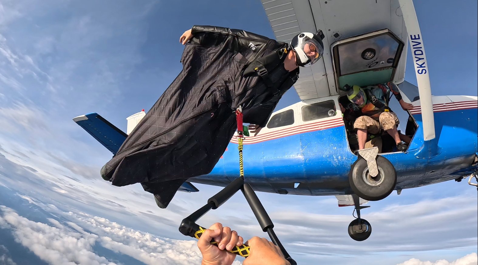 Licensed fun jumper at Alaska Skydive Center