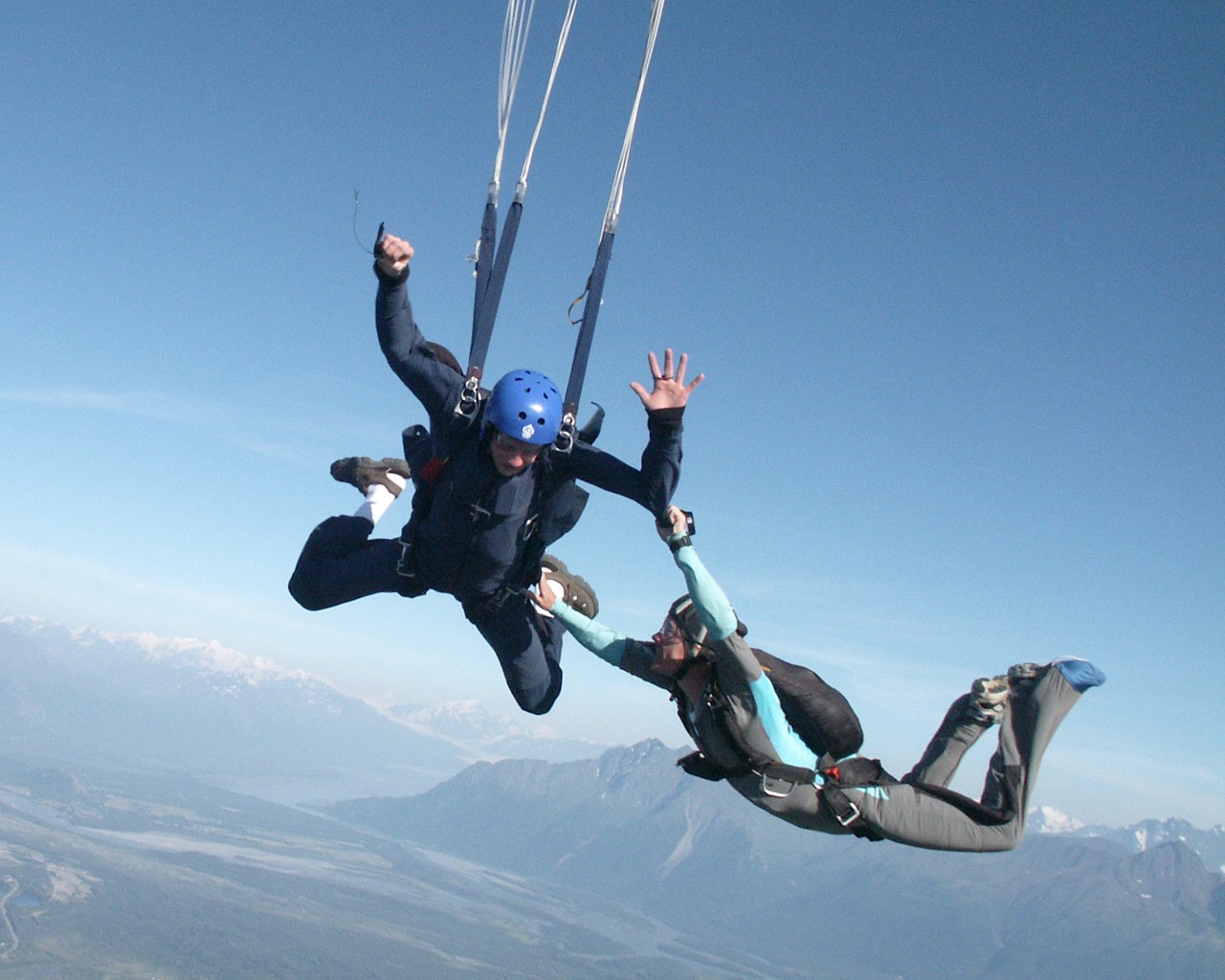 ASP student training at Alaska Skydive Center